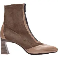 Hispanitas pour femme. HI254186 Bottines en cuir marron Atlanta Soho (36), 3 à 5 cm, Fermeture éclair, Casuel