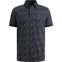 PME Legend Polo Piqué Imprimé Marine