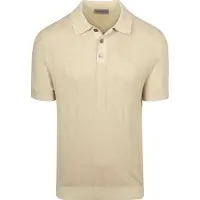 Suitable Polo Maille Jacquard Sable
