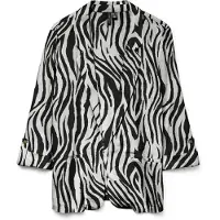 Vero Moda Blazer 'VMJESMILO' gris argenté / noir / argent