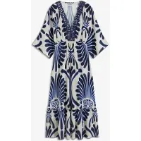 Bonprix Robe longue en viscose fluide