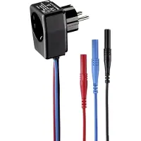 Gossen metrawatt GOSS PMA16 Adaptateur de mesure de puissance Schuko 16A, Métrologie, Noir