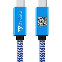 Voltero USB-C - USB-C Kabel 2 Meter Blau