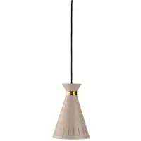 Warm Nordic Suspension , Cone, dimmable, Beige, Cuisine, Métal, Vintage / rétro