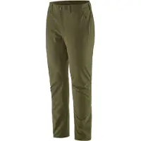 Patagonia - Pantalon de randonnée déperlant - W's Terravia Trail Pants Reg Basin Green pour Femme en Softshell - Taille 6 US - Vert