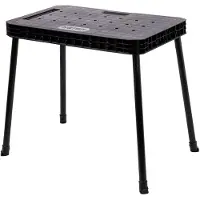 Keter Établi pliable Ultimate Capacité de charge jusqu'à 453 kg Montage en 30 secondes Grande surface de travail avec ouvertures de 3/4 pouces