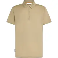 Icebreaker Polo Merino 150 Tech Lite SS pour homme, beige, taille M