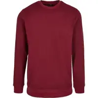 Build Your Brand Basic Crewneck Bourgogne - Build Your Brand BB003 - Taille 5XL