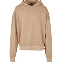 Build Your Brand Acid Washed Oversized Sweatshirt Beige 2XL Homme