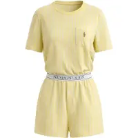 Ralph Lauren Pyjama ' Knit Oxford ' jaune