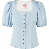 Spieth & Wensky Blouse folklorique 'Herlingen' bleu clair
