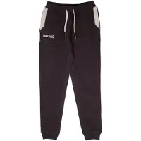 Spalding Pantalon de sport 'Flow' gris / noir / blanc