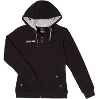 Spalding Veste de survêtement noir / blanc