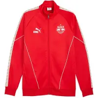 Puma Veste de sport rouge / blanc