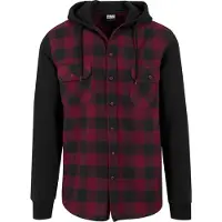 Urban Classics Chemise merlot / noir