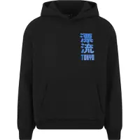 Mister tee Sweat-shirt 'Tokyo Drifting' bleu roi / noir / blanc