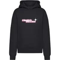 Miss Tee Couldn´t Care Less Fluffy Hoodie Noir XL Femme