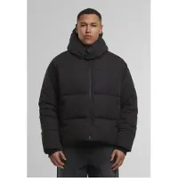 Urban Classics Winterjacke Herren Puffer Jacket With Flap Hood schwarz S