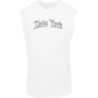 Mister tee T-Shirt 'New York' noir / blanc
