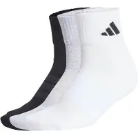 Adidas Chaussettes de sport 'Ess' gris clair / noir / blanc