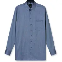 Olymp Luxor Comfort Fit Big & Tall Chemise marine,