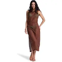 Roxy Playa Mood Sleeveless Dress Marron XL Femme