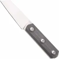 Straight Line Erny ER-T Erny Stonewashed M390, Titanium, couteau fixe