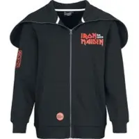 Iron Maiden Sweat-shirt zippé à capuche de - EMP Signature Collection - S - 3XL - pour Femme - noir - Taille S