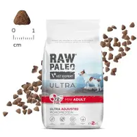 Raw Paleo VETEXPERT Ultra Beef Mini Adult - Croquettes de viande de bœuf pour chiens adultes de petites races - 2kg