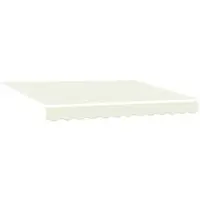 vidaXL Tissu de remplacement pour store, couleur crème, 2,5 x 2 m, polyester