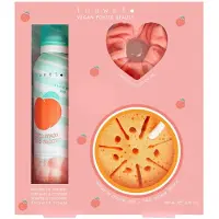 INUWET Coffret-Cadeau - Mousse de bain/Éponge de Bain/Scrunchie - - UneTaille - Produits d'Hygiène Personnelle