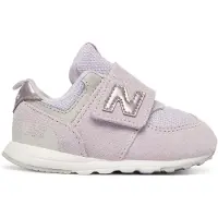 New Balance 574 Hook & Loop Inf Trainers Violet EU 23 Enfants