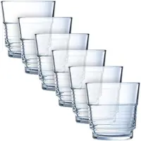 Arcoroc Verres à boire Spiral 25cl | 6 pièces