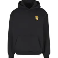 Mister tee Burger Hoodie Noir M Homme