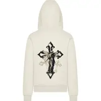 Mister tee Sweat-shirt 'Holy' sable / noir / blanc cassé