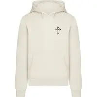 Mister tee Sweat-shirt 'Holy' sable / noir / blanc cassé