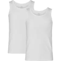 Resterods Lot de deux débardeurs hommes - Blanc