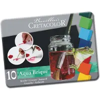 Cretacolor Aqua Brique Watercolor Set Of 10,Multi