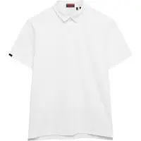 Superdry Homme Coton Essential Polo Jersey, Blanc - Taille: L