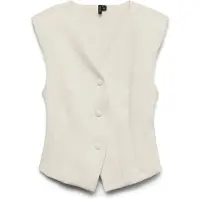 Vero Moda Chemisier 'VMScarlet' blanc naturel