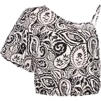 Usha Chemisier 'Festival' noir / blanc