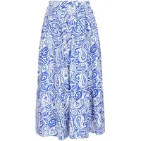Usha Jupe 'Festival' bleu marine / blanc