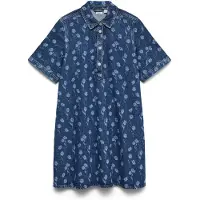 Vero Moda Robe 'VMOcina' bleu / bleu clair