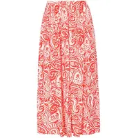 Usha Jupe 'Festival' orange / blanc