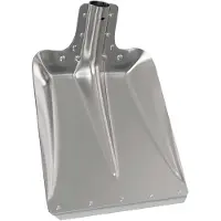 vidaXL Tête de pelle Argent 41,5 x 32,5 cm Aluminium