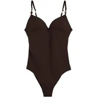 We fashion Maillot de bain brun foncé