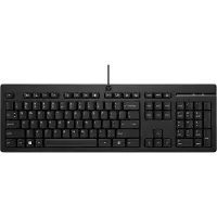 HP 125 G2 USB WD KBD (RO) (Filaire), Clavier, Noir