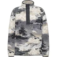Columbia Polaire HELVETIA II PRINTED HALF SNAP FLEECE hommes - Gris - EU M