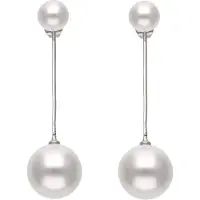 Gaya Boucles d'oreilles argent / blanc