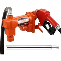 Vevor Pompe Transfert Carburant 12 V CC 60,5 L/min 1/4 CV